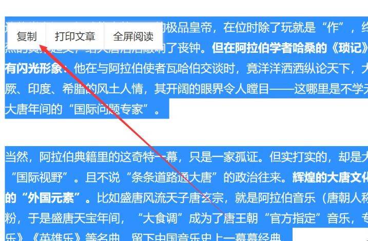网页的内容复制不了怎么办