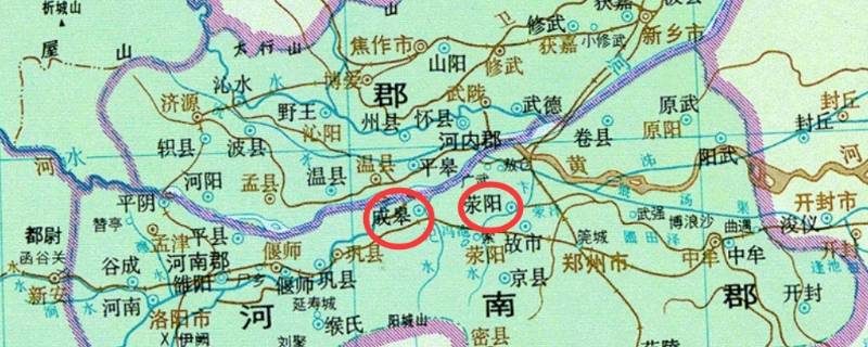 汜水镇地图图片