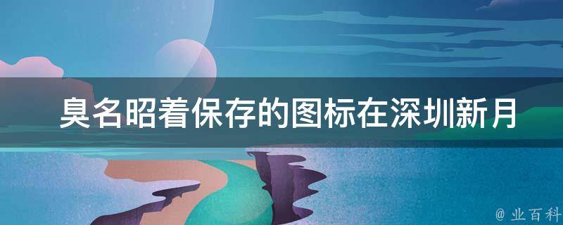  臭名昭着保存的图标在深圳新月论坛最新网站中的具体应用是什么？